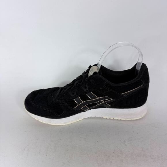 Asics Lyte Classic Athletic Running Sneakers Women's 8.5 Black Lace-Up Low Top - Picture 6 of 10